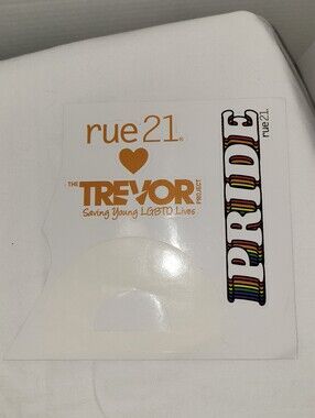 Vintage rue21 x The Trevor Project Pride Sticker Sheet 🏳️‍🌈